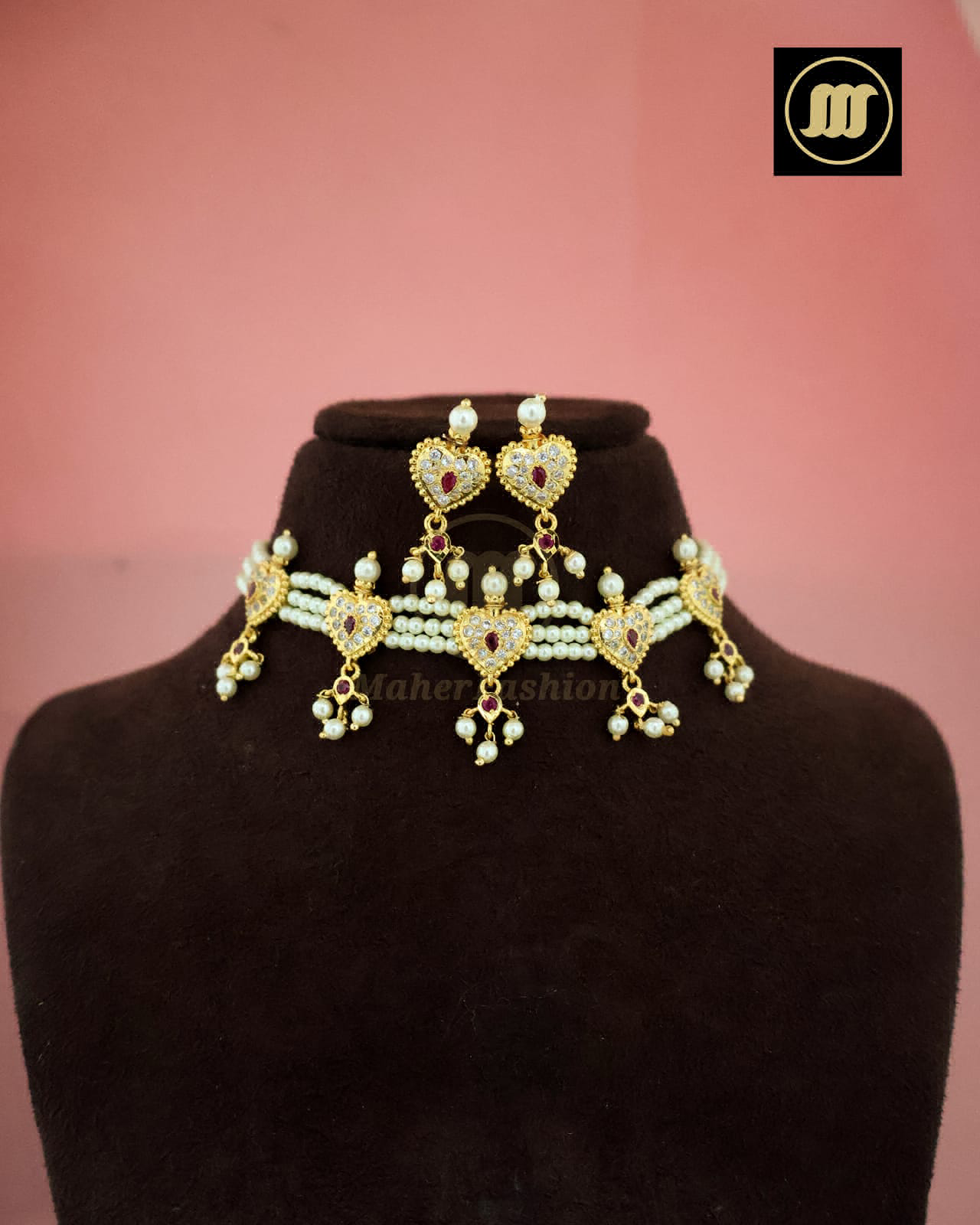 Traditional Malhar Pearl Necklace